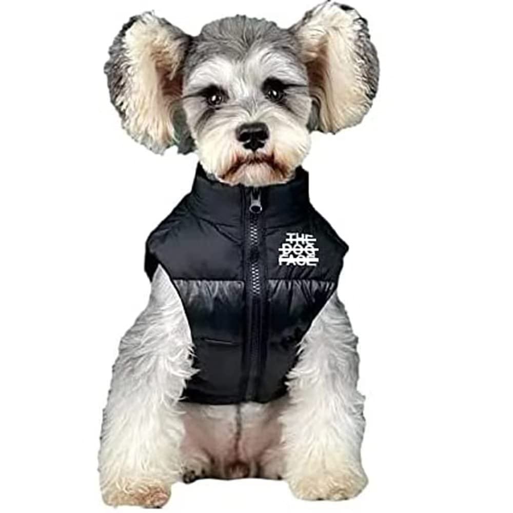 90% Duck Down Dog Winter Vest with High Neck & Zip