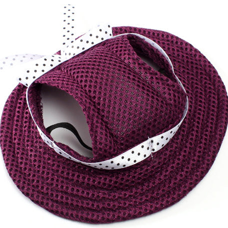 Breathable Dog Baseball Cap – Sun Protection Hat for Small Dogs