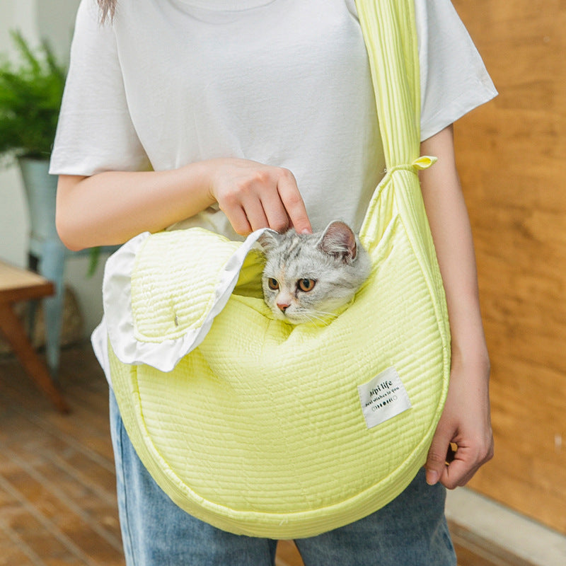 Canvas Pet Carrier Bag for Cats & Small Dogs