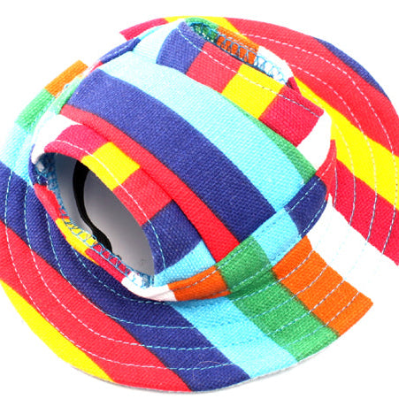Breathable Dog Baseball Cap – Sun Protection Hat for Small Dogs