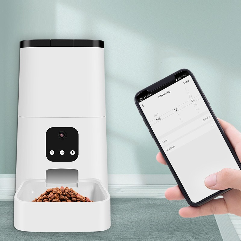 Smart Automatic Pet Feeder with App & Camera Control