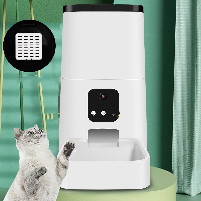 Smart Automatic Pet Feeder with App & Camera Control