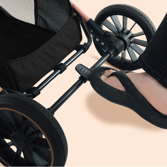 Foldable Medium Pet Stroller for Large Dogs & Pets
