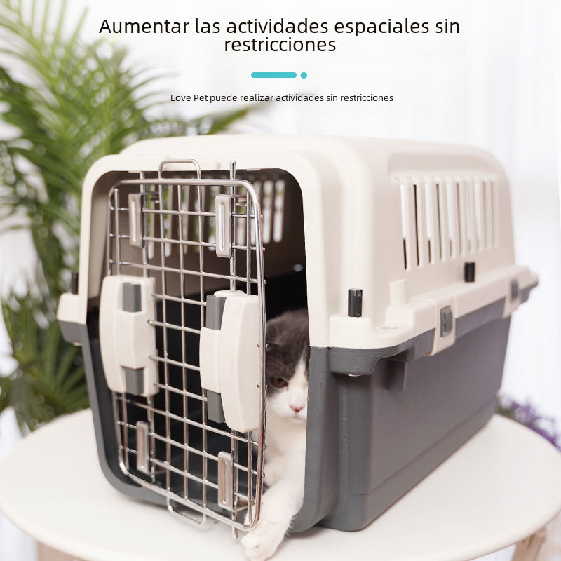 Portable Pet Airline Carrier for Dogs & Cats