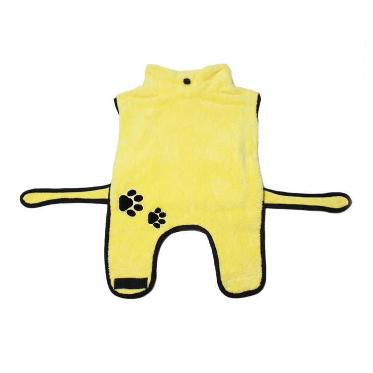 Soft Absorbent Pet Bathrobe & Pajamas