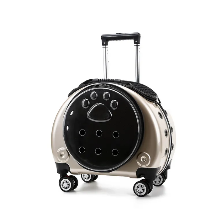 Small Pet Trolley Carrier (PC/ABS Shell, Up to 7.5kg)