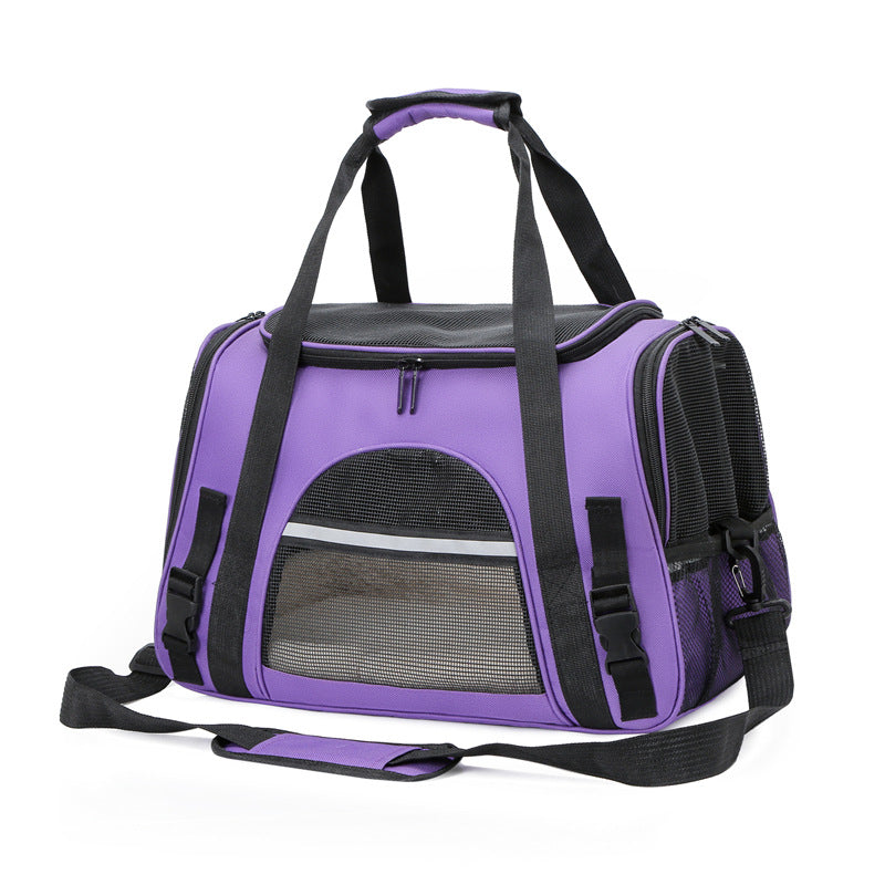 Pet Carrier Backpack for Cats & Dogs – Breathable Travel Shoulder Bag