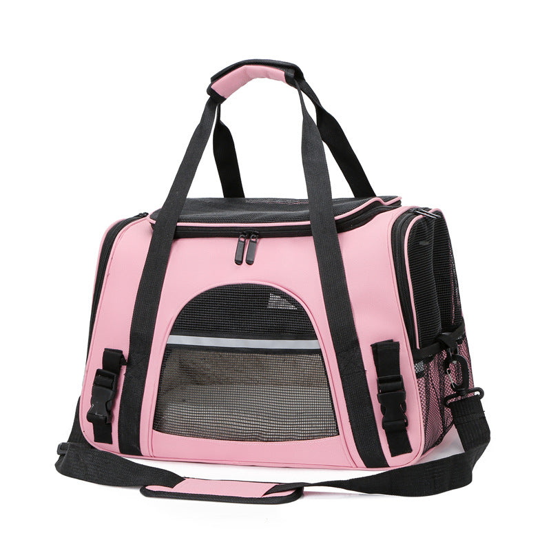 Pet Carrier Backpack for Cats & Dogs – Breathable Travel Shoulder Bag