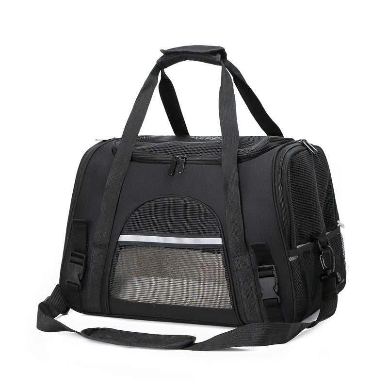 Pet Carrier Backpack for Cats & Dogs – Breathable Travel Shoulder Bag