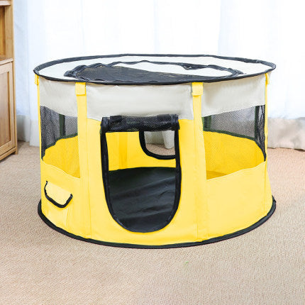 Portable Pet Tent House – Oxford Cloth Playhouse & Crate for Cats & Dogs