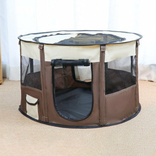 Portable Pet Tent House – Oxford Cloth Playhouse & Crate for Cats & Dogs