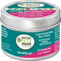 "Natura Petz Organics Yeast Release Max Meal Topper - Master Blend Candida Yeast Support for All Life Stage Dogs - 4 oz / 113g tin"