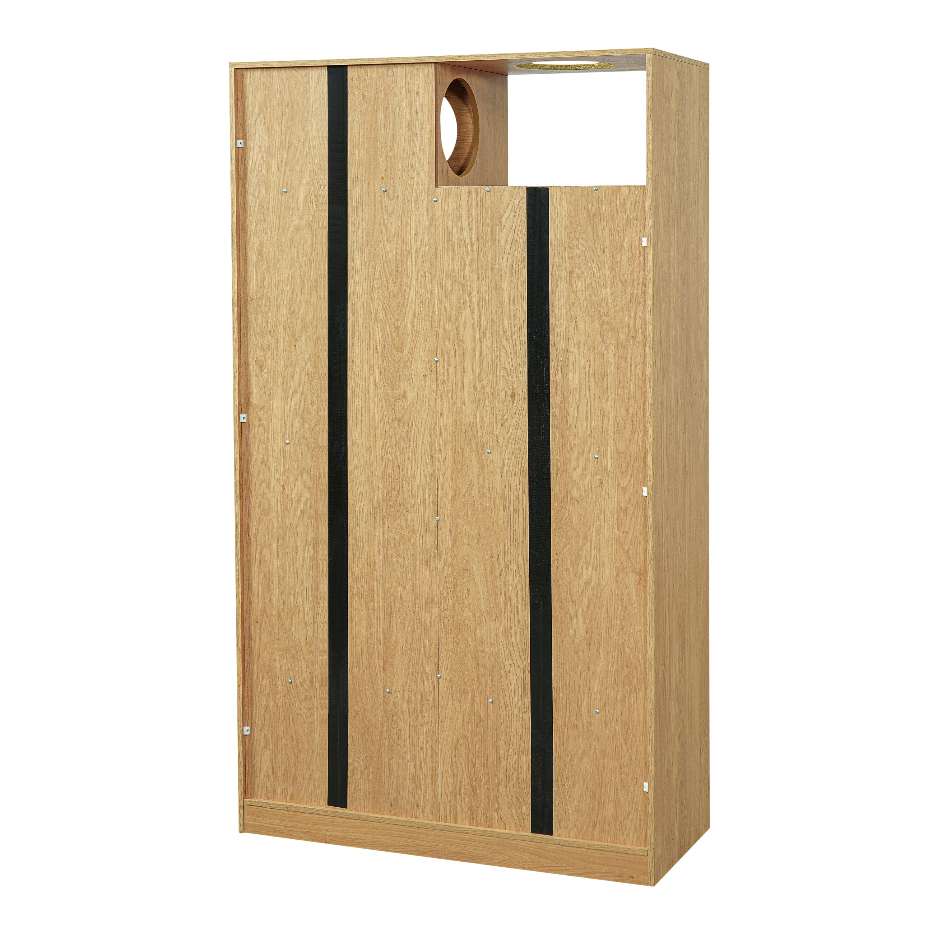 2-in-1 Cat House Bookshelf & Display Cabinet