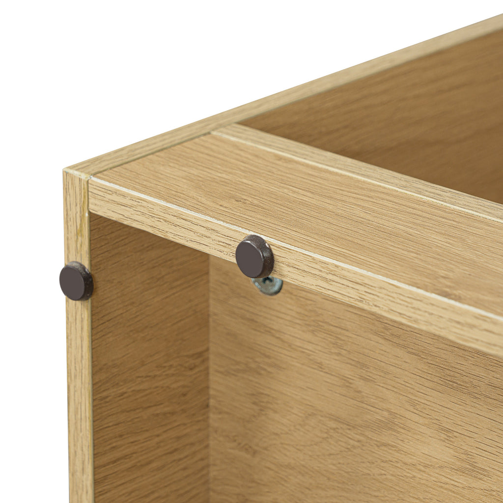 2-in-1 Cat House Bookshelf & Display Cabinet