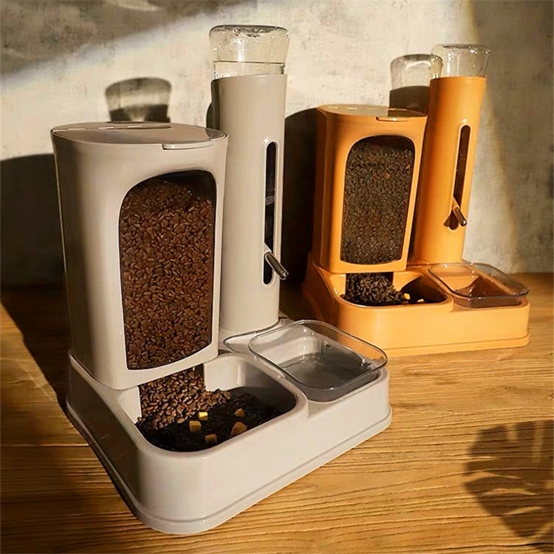 Pet Feeding Station & Water Dispenser for Cats & Dogs