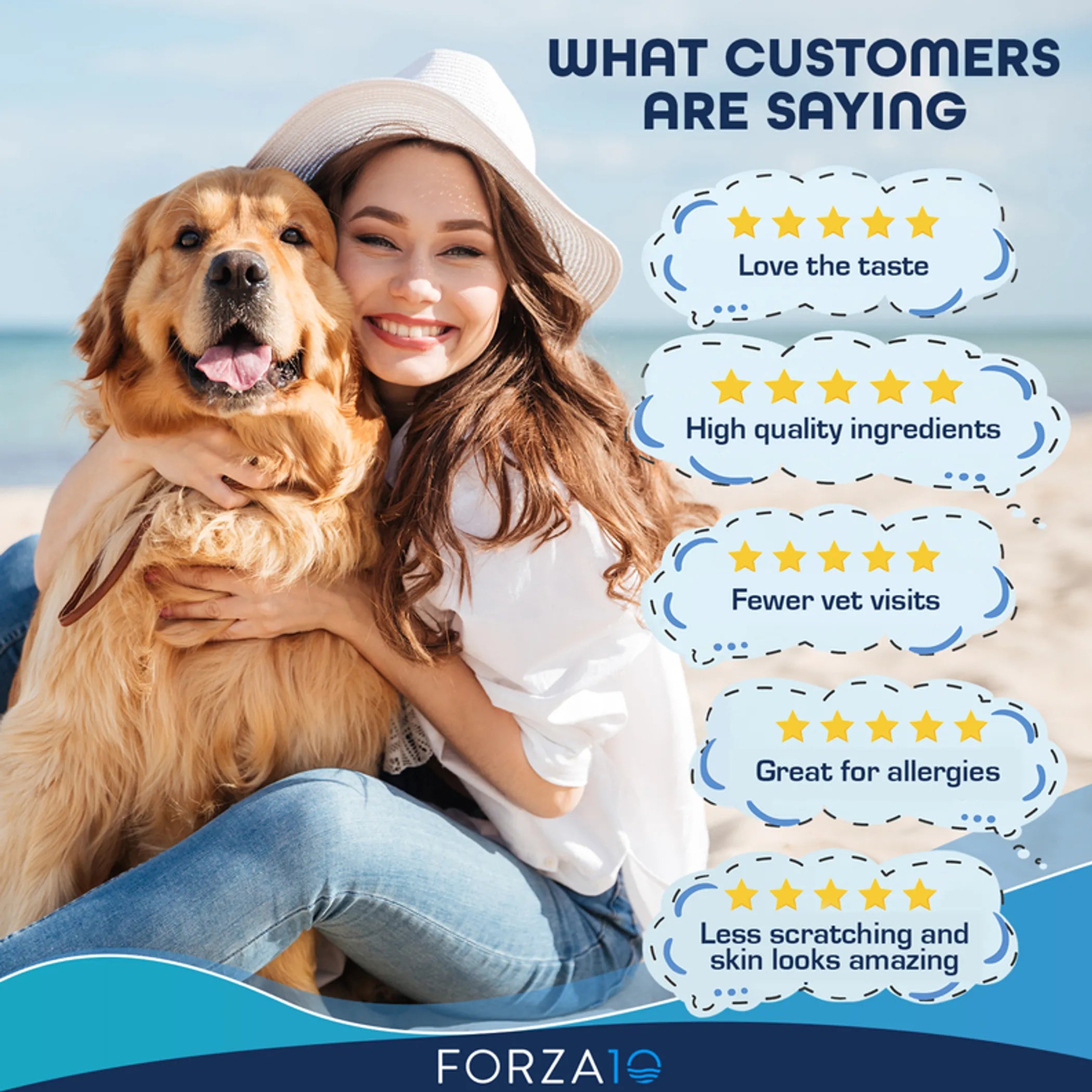 Forza10 Dermo wet dog food packaging with a dog illustration on a white background