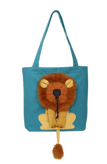 Lion Design Soft Pet Carrier Bag (Breathable, Small & Large)