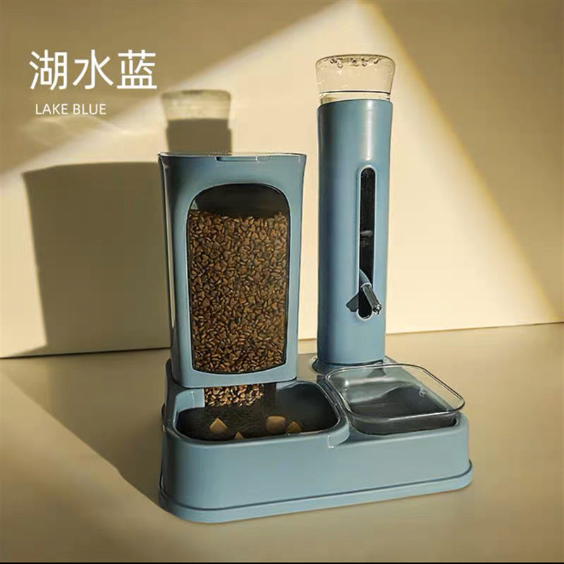 Pet Feeding Station & Water Dispenser for Cats & Dogs