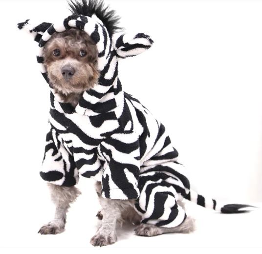 Flannel Animal Print Dog & Cat Hoodie for Autumn & Winter