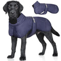 Rozkitch Coral Fleece Turtleneck Dog Coat with Reflective Strip