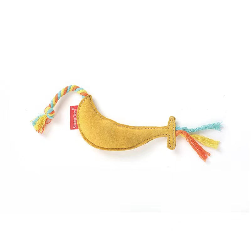 Bite-Resistant Dog Chew Toy – Squeaky Dental Molar Toy