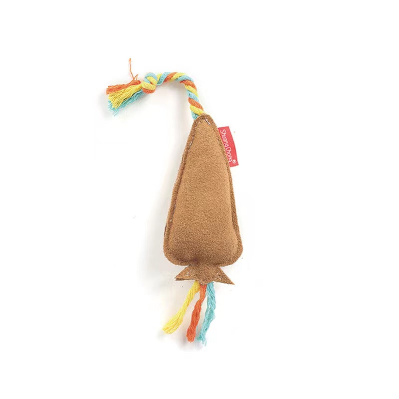 Bite-Resistant Dog Chew Toy – Squeaky Dental Molar Toy