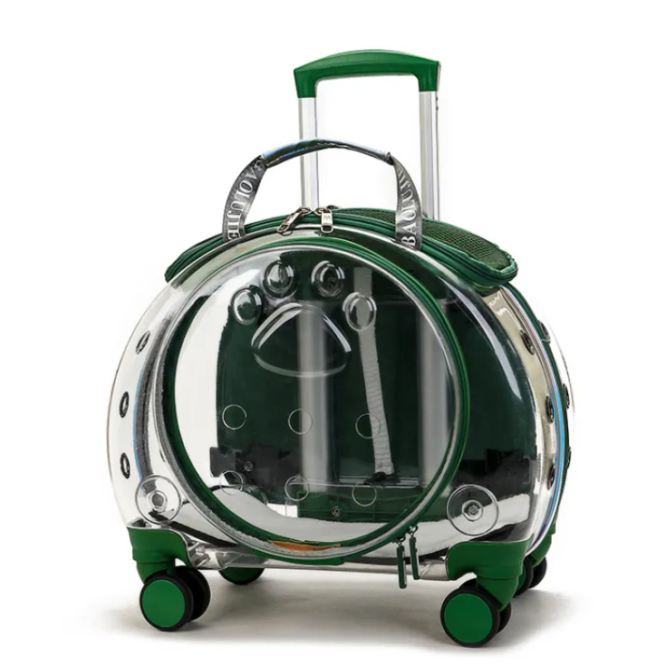 Small Pet Trolley Carrier (PC/ABS Shell, Up to 7.5kg)