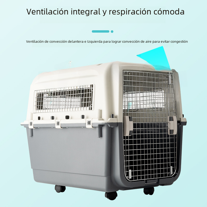 Portable Pet Airline Carrier for Dogs & Cats