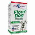 Box of Vital Planet Flora Dog Probiotic for dogs on a white background