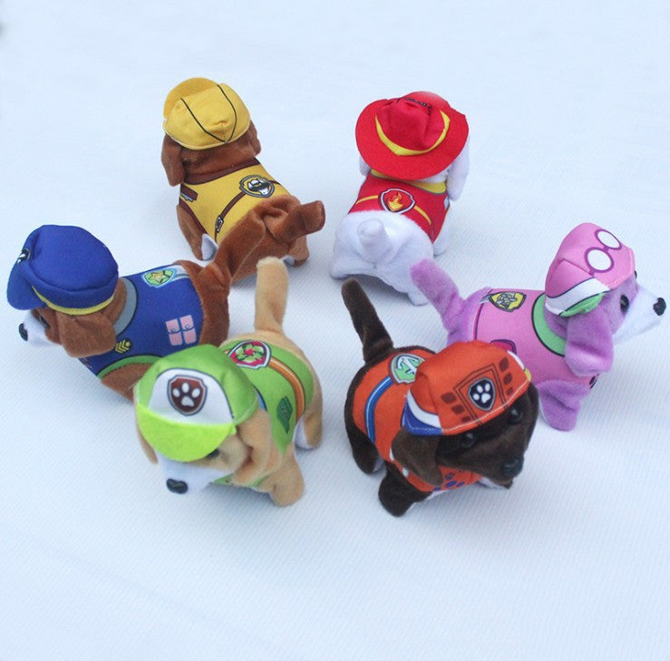 Electric Musical Plush Dog Toy with Sound & Walking Movement