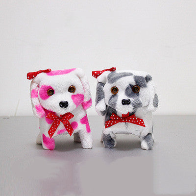 Electric Musical Plush Dog Toy with Sound & Walking Movement