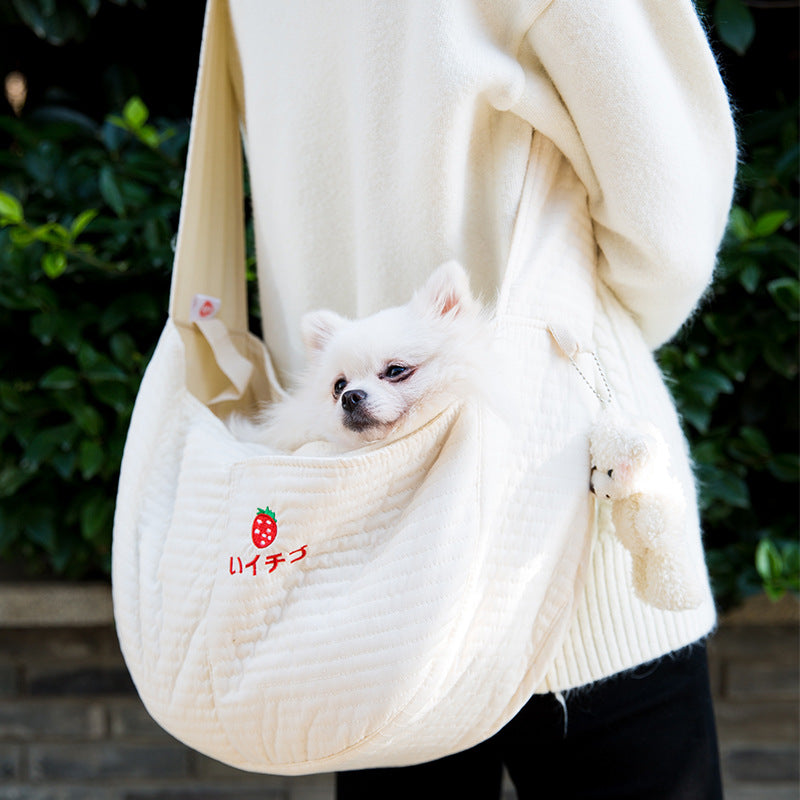 Canvas Pet Carrier Bag for Cats & Small Dogs