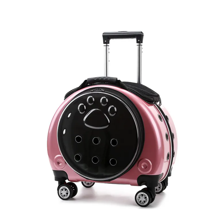 Small Pet Trolley Carrier (PC/ABS Shell, Up to 7.5kg)
