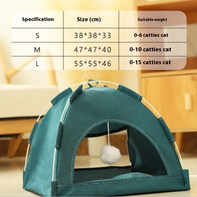 Breathable Pet Tent for Cats & Dogs – Cozy Indoor & Outdoor Nest