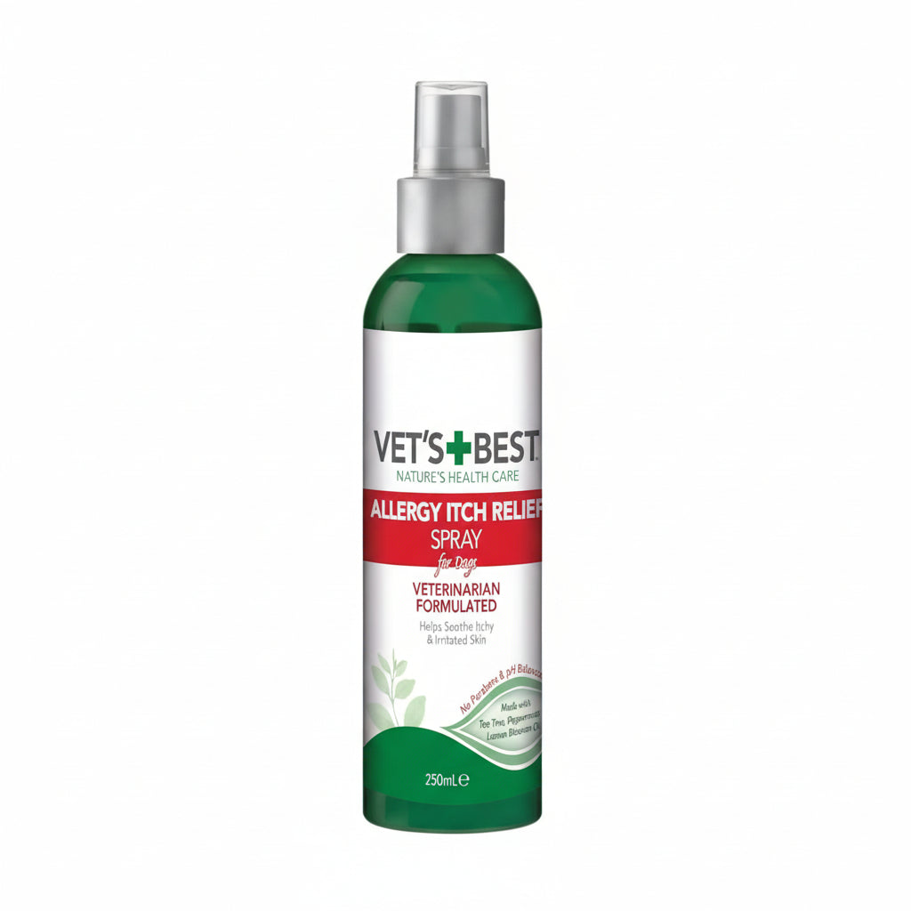 Vet's Best Allergy Itch Relief Spray for Pets on a white background