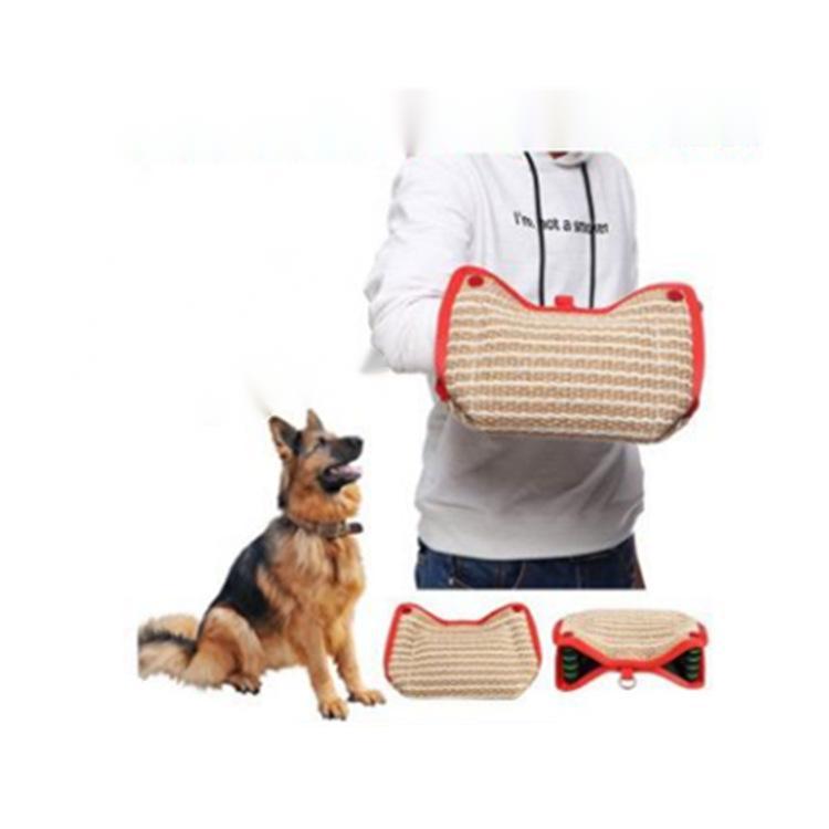 Dog Training Bite Pillow – Hemp Tug & Fetch Toy
