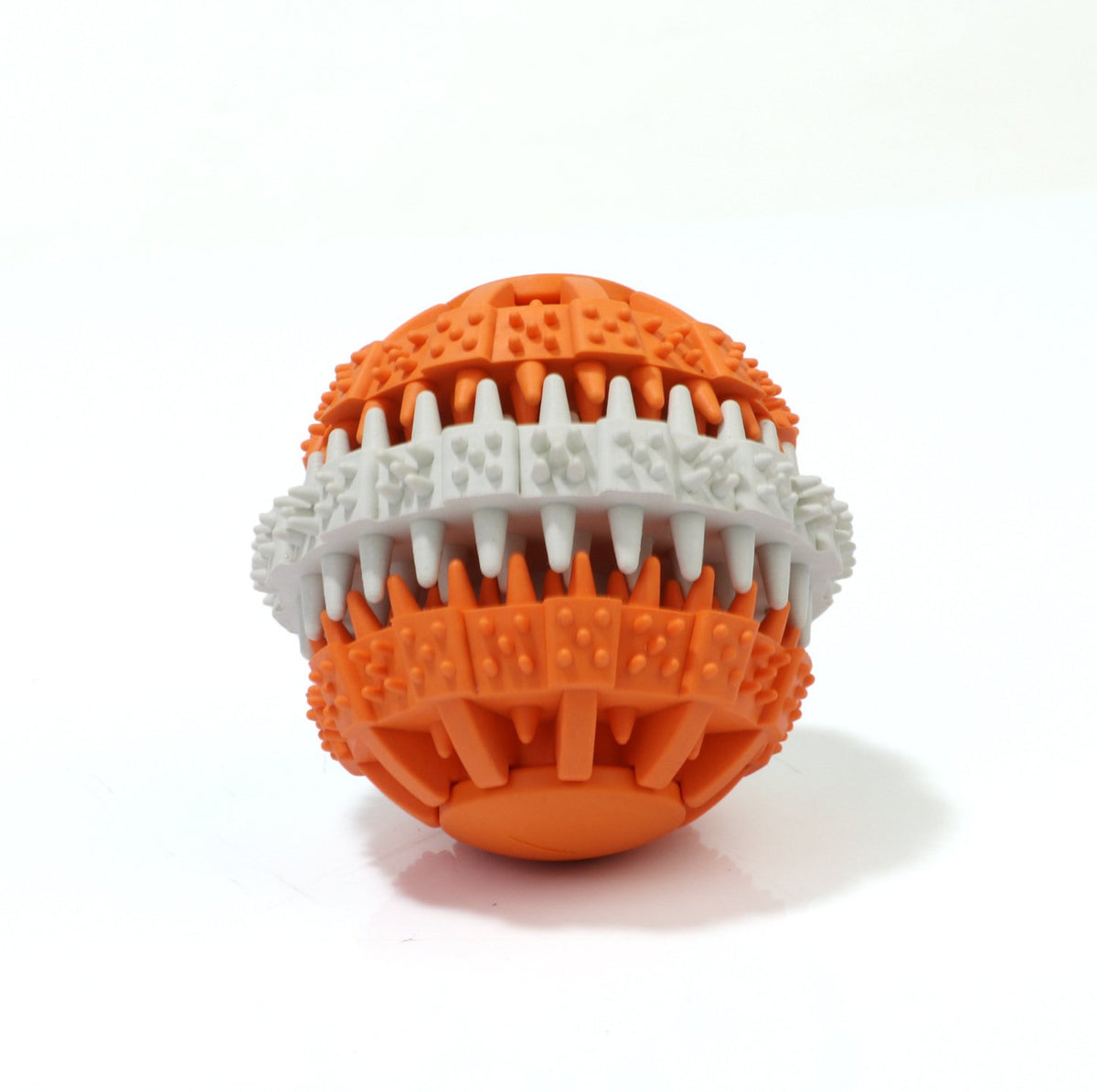 Rubber Dental Chew & Treat Dispensing Dog Toy — Cleans Teeth, Reduces Plaque (80mm)