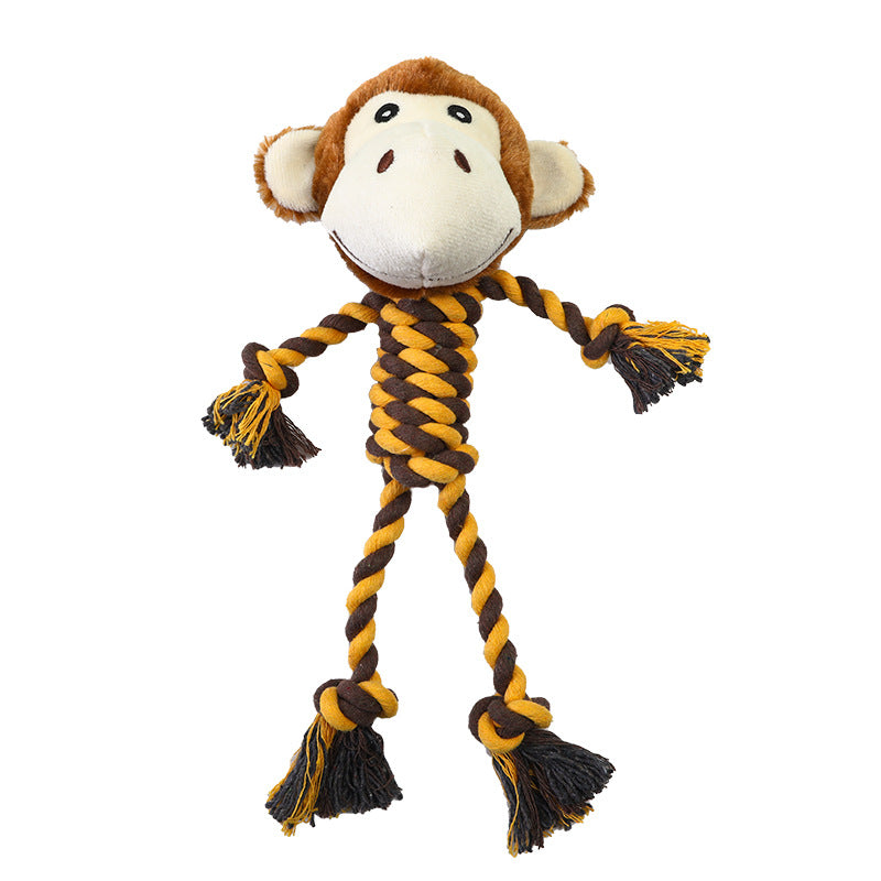Interactive Plush Squeaky Dog Toy for Chewing & Play