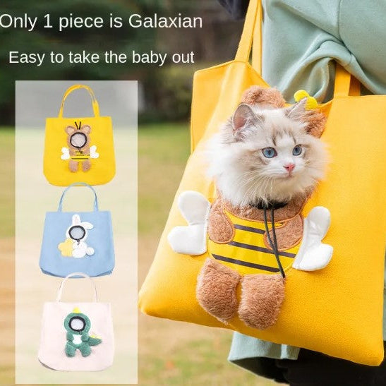 Little Bee Soft Pet Carrier Bag (Breathable, Small & Large)