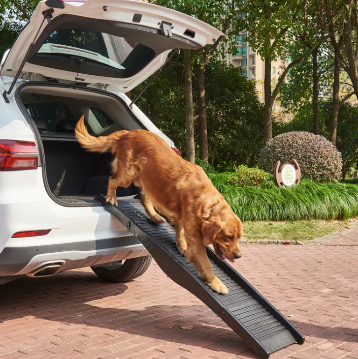 Folding Non-Slip Pet Stairs & Dog Ladder for Cars, Beds & Sofas