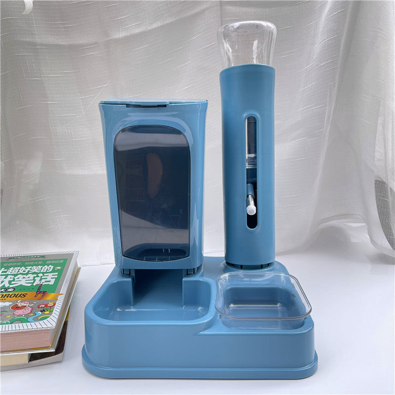 Pet Feeding Station & Water Dispenser for Cats & Dogs