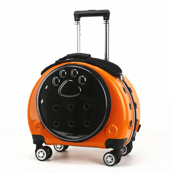 Small Pet Trolley Carrier (PC/ABS Shell, Up to 7.5kg)