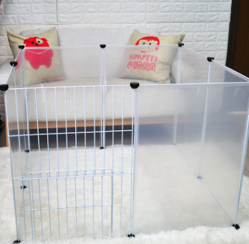 Transparent Pet Fence & Play Enclosure