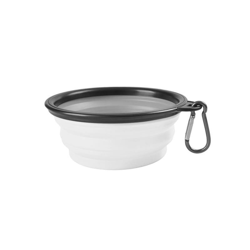 Foldable Silicone Dog Bowl – Portable Collapsible Pet Bowl for Travel