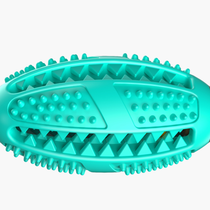 Dog Toothbrush Chew Toy – Rubber Bone for Teeth Cleaning & Molar Care