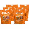 Riley's Organics Peanut Butter & Molasses Small Bone Dog Treats (5oz, Pack of 6)
