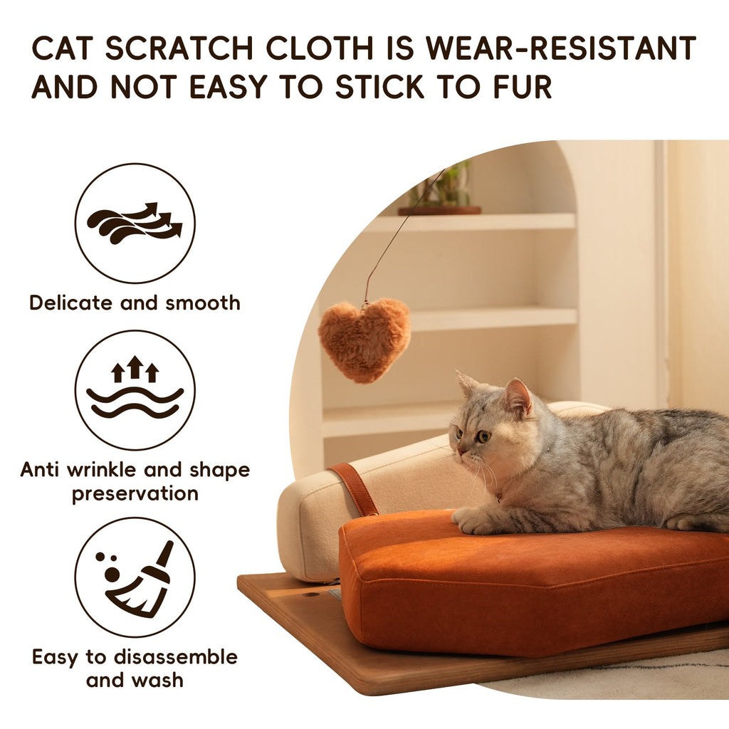 Oak Veneer Wooden Pet Bed – Furniture-Grade