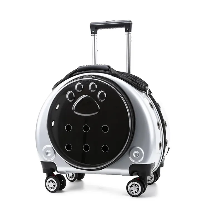 Small Pet Trolley Carrier (PC/ABS Shell, Up to 7.5kg)