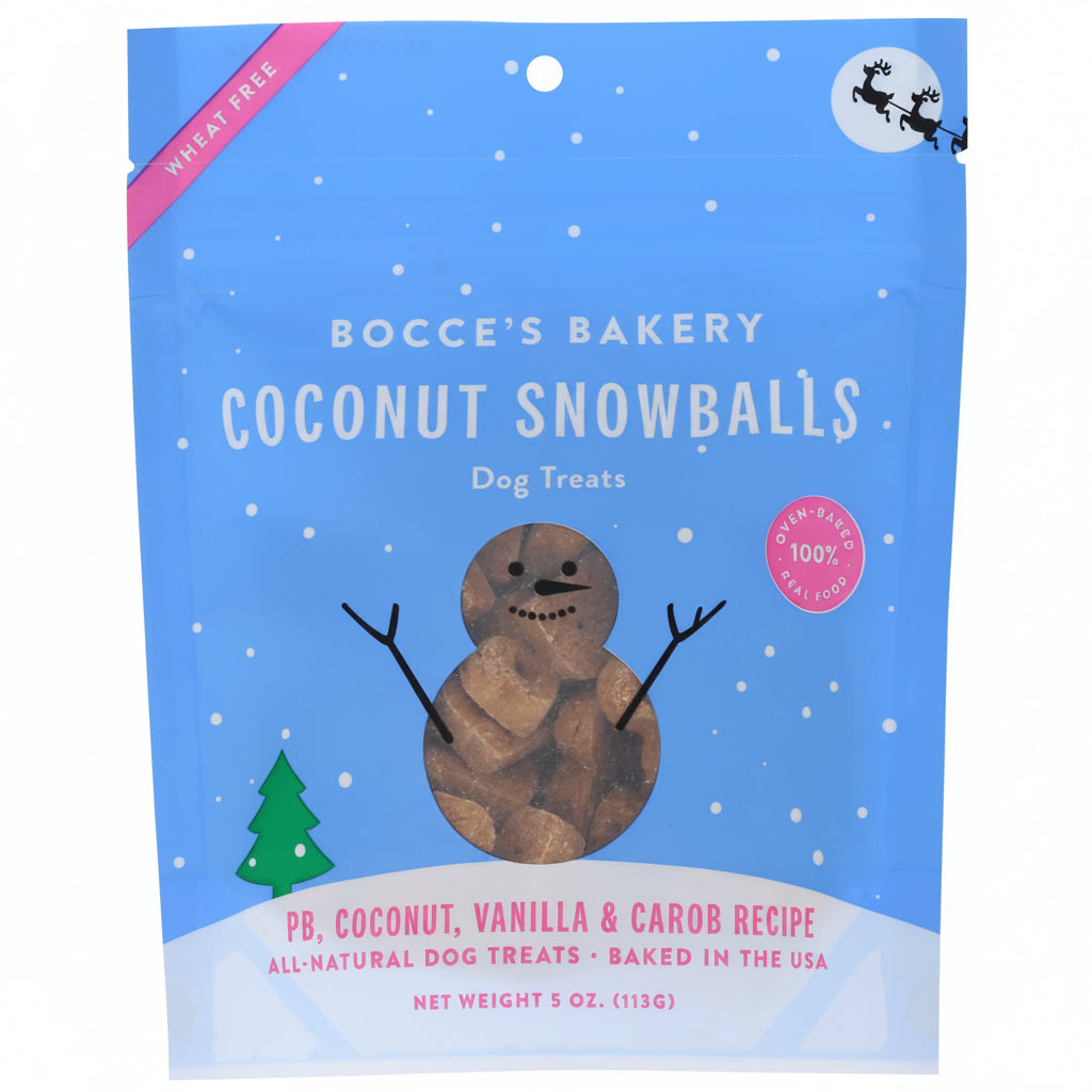 Bocce's Bakery Coconut Snowballs Dog Treats (5oz)
