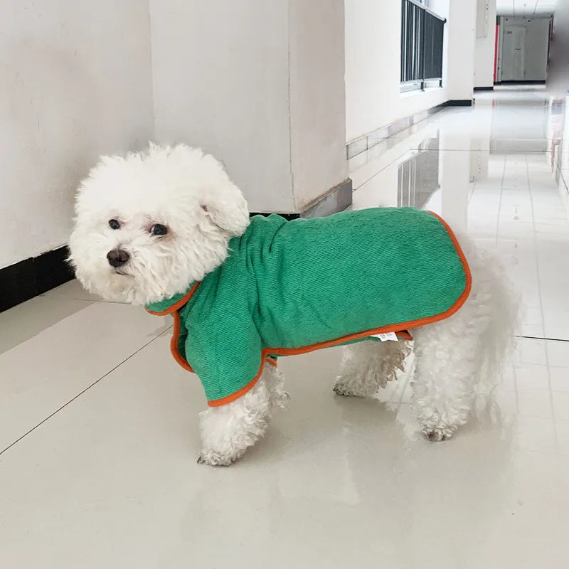 Pet Bathrobe & Fast-Drying Microfiber Towel